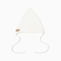 Шапка вязаная детская MINAKU, цвет белый, размер 38-40