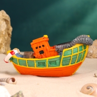 Корабль сувенирный "Рыбацкое судно" 16*7*7см Корабль сувенирный "Рыбацкое судно" 16*7*7см