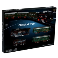 Железная дорога &laquo;Классика&raquo;, работает от батареек, поезд и 4 вагона в комплекте