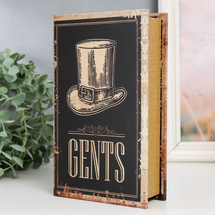 Сейф-книга дерево кожзам Сейф-книга дерево кожзам "Цилиндр" 21х13х5 см