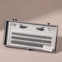 Набор накладных ресниц &laquo;Ласточкин хвост&raquo;, пучки, 10, 12, 14 мм, толщина 0,07 мм, изгиб D, 12 D