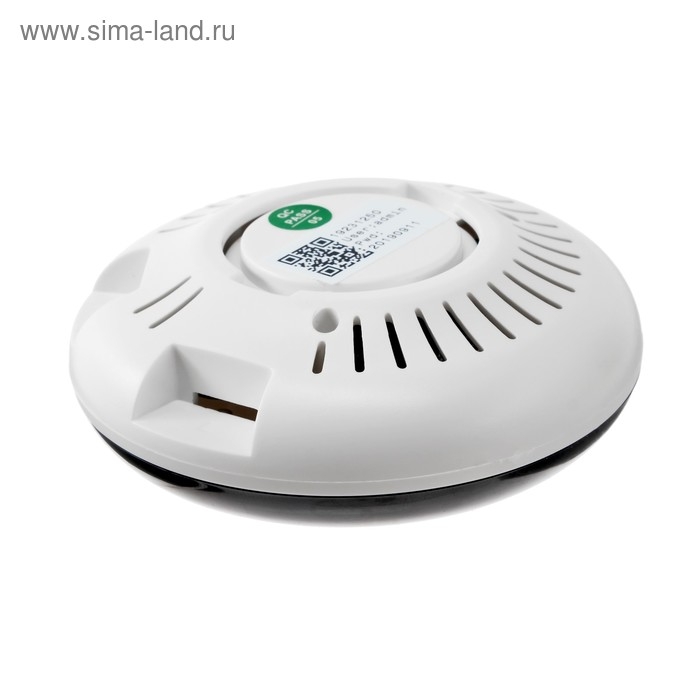 Панорамная видеокамера WiFi LuazON, CAM-07, управление со смартфона, 1.3 Мп, microSD, белая