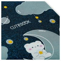 Записная книжка А5 80 листов в линию, ЛАЙТ, кожзам, MESHU "Cutestar", съемная пластиковая обложка с дизайном, пантон, белила, блок офсет Записная книжка А5 80 листов в линию, ЛАЙТ, кожзам, MESHU "Cutestar", съемная пластиковая обложка с дизайном, пантон, белила, блок офсет