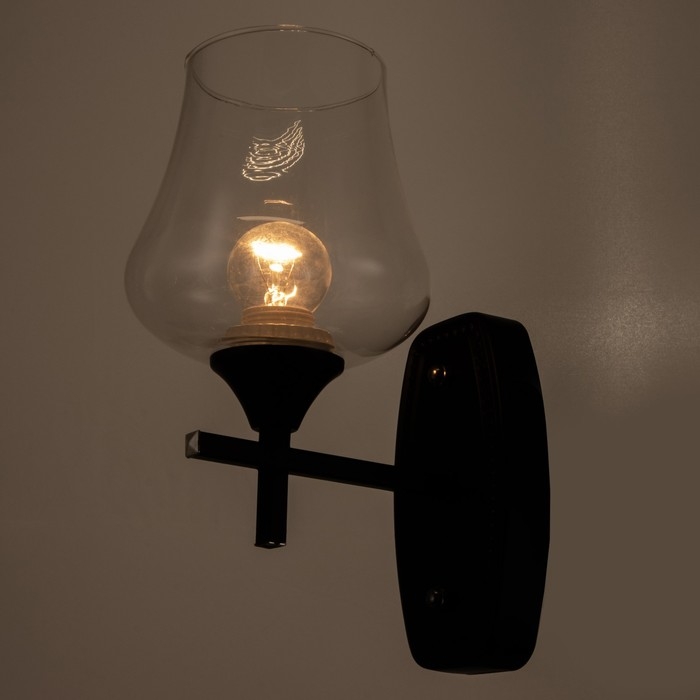 Бра 2068/1BK E27 40Вт черный 17х14х20 см Бра 2068/1BK E27 40Вт черный 17х14х20 см