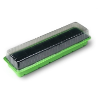 Мини-парник для рассады, 57 × 18 × 12 см, 3 вставки, 27 ячеек, Greengo Мини-парник для рассады, 57 × 18 × 12 см, 3 вставки, 27 ячеек, Greengo