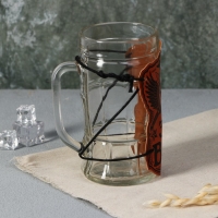 Кружка стеклянная пивная «За ВДВ», 500мл Кружка стеклянная пивная «За ВДВ», 500мл