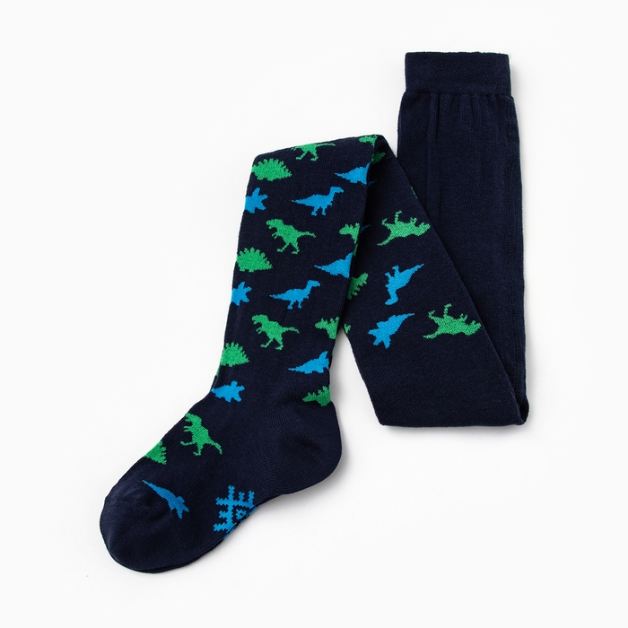 Колготки детские KAFTAN Колготки детские KAFTAN "Динозавры" 116-122 см, синий
