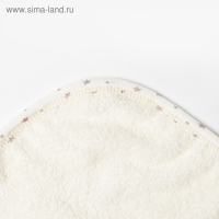 Полотенце-уголок, 125х65см, цвет бежевый, К23/2