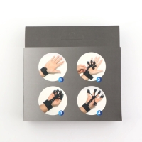 Массажёр для разработки рук и пальцев, с манжетом, 8 &times; 14 &times; 2,8 см, цвет чёрный