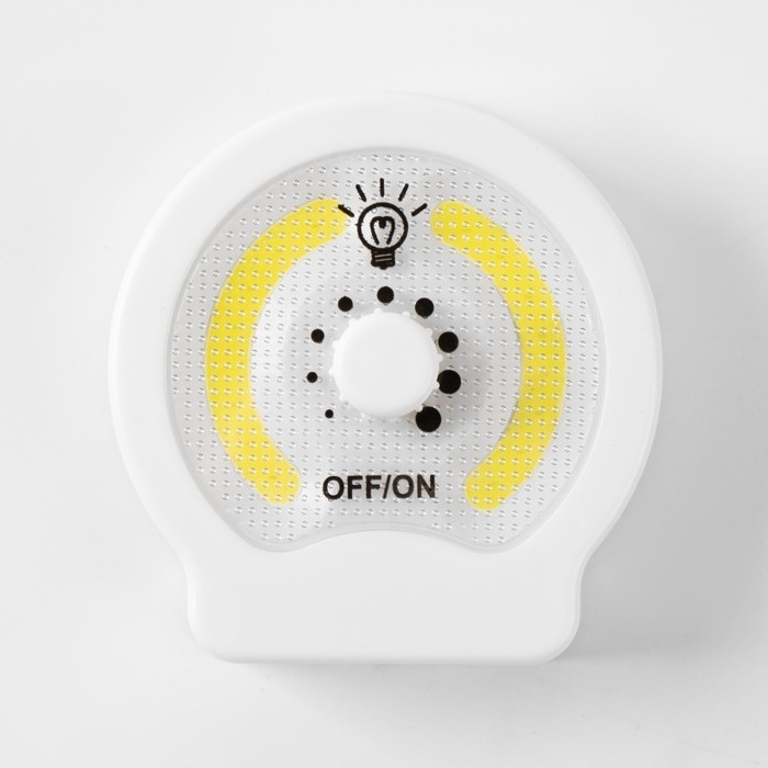 Фонарь-светильник Фонарь-светильник "Мастер К", 220 лм, COB, 3 ААА, магнит, клейкая основа, 9 х 8.8 х 2.8 см