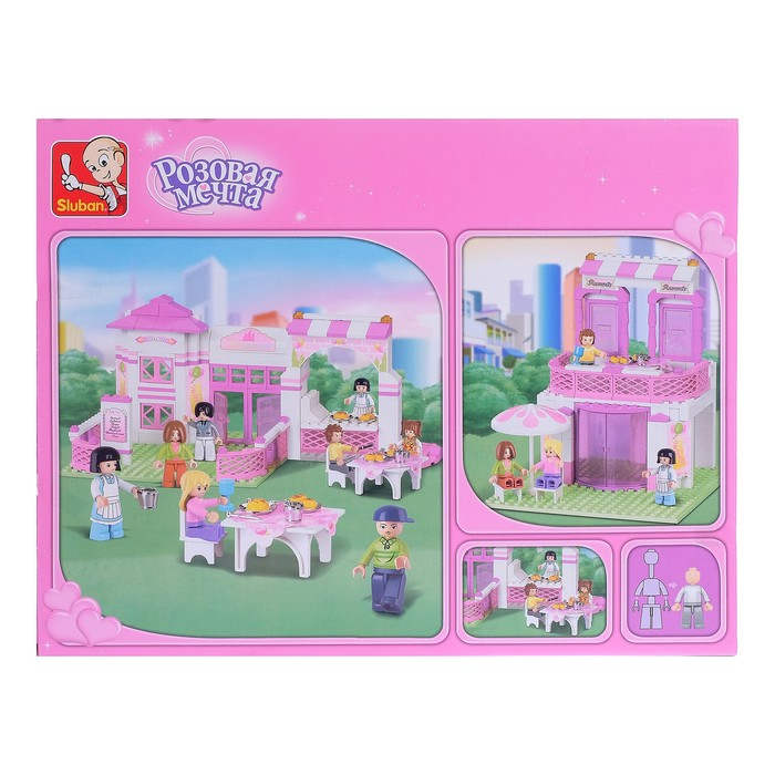 Конструктор &laquo;Розовая мечта: домик&raquo;, 306 деталей