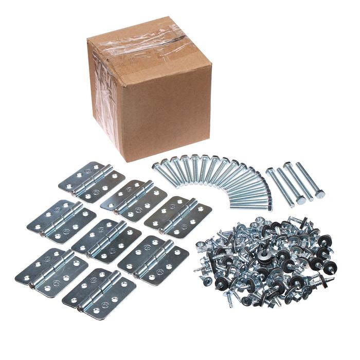 Теплица (каркас), 4 &times; 3 &times; 2 м, металл, профиль 20 &times; 20 мм, шаг дуги 1 м, без поликарбоната