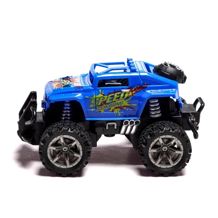 Джип радиоуправляемый «Кросс», работает от аккумулятора, цвет синий Джип радиоуправляемый «Кросс», работает от аккумулятора, цвет синий