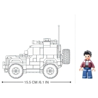 Конструктор внедорожник «Сафари» Sluban Модельки, 302 детали, 6+ Конструктор внедорожник «Сафари» Sluban Модельки, 302 детали, 6+