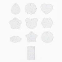 Большой набор для создания акриловых брелоков с наклейками Большой набор для создания акриловых брелоков с наклейками