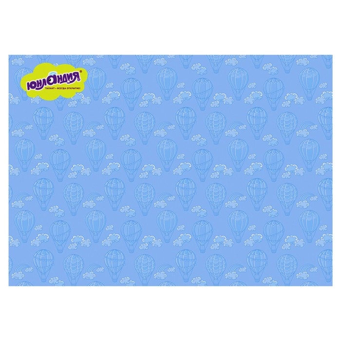 Клеёнка настольная для занятий творчеством, 50 х 70 см, Юнландия "Воздушный шар", ПВХ