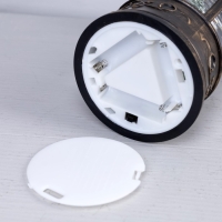 Светодиодная фигура &laquo;Фонарь со снеговиком&raquo; 11 &times; 21 &times; 11 см, пластик, батарейки ААх3 (не в комплекте), USB, свечение тёплое белое