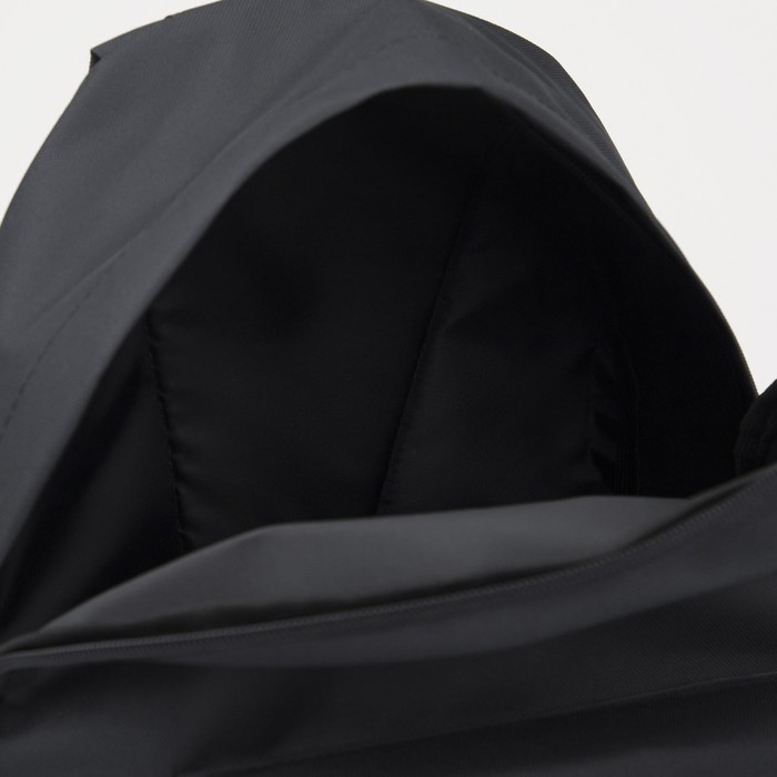 Рюкзак школьный из текстиля на молнии, 1 карман, &laquo;ЗФТС&raquo;, цвет чёрный