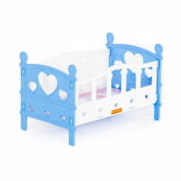 Кроватка для кукол сборная, 5 элементов, в пакете, МИКС Кроватка для кукол сборная, 5 элементов, в пакете, МИКС