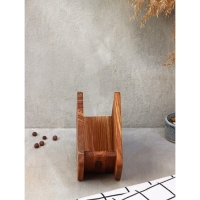 Салфетница вертикальная Adelica, 14&times;7 см, дуб