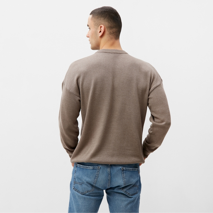 Джемпер мужской  MINAKU: Casual Collection цвет тауп, р-р 48