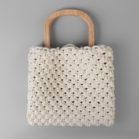 Ручки для сумки деревянные, 12 &times; 12,9 см, 2 шт, цвет бежевый