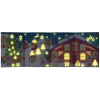 Книга &laquo;Светящиеся наклейки. Новогоднее чудо&raquo;, 60 наклеек