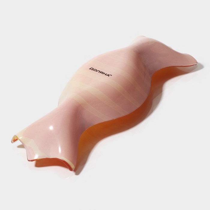 Соусник стеклянный Доляна &laquo;Апельсинка&raquo;, 21&times;7,5 см, цвет оранжевый