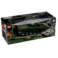 Танк радиоуправляемый &laquo;Победа&raquo;, работает от батареек, цвет зелёный
