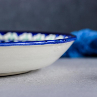 Ляган Риштанская Керамика "Узоры", 25 см, синий Ляган Риштанская Керамика "Узоры", 25 см, синий