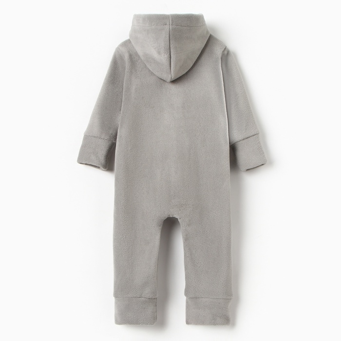 Комбинезон детский MINAKU: Fleece Soft, цвет серый, рост 110 см