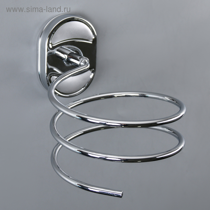 Держатель для фена Accoona A11214, 14×9,5×9 см, цвет хром, МИКС Держатель для фена Accoona A11214, 14×9,5×9 см, цвет хром, МИКС