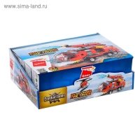 Конструктор Пожарные &laquo;Транспорт&raquo;, 8 видов МИКС