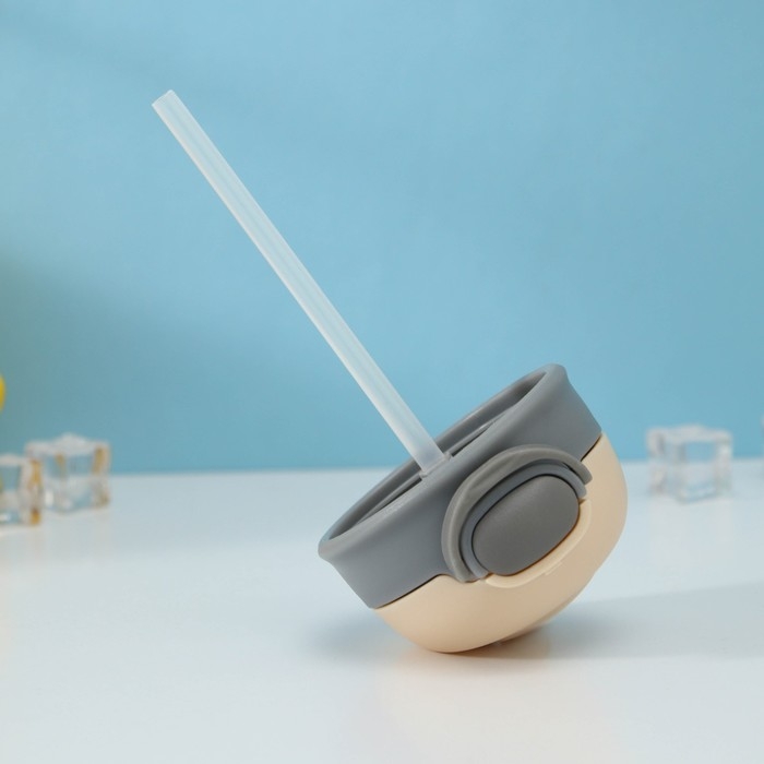 Бутылка для воды стеклянная &laquo;Космонавты&raquo;, 450 мл, 8,2&times;15 см, цвет МИКС