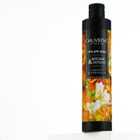 Гель для душа, забота и нежность, 300 мл, аромат фрезия и мускус, CHUVSTVO by URAL LAB