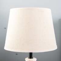 Настольная лампа "Магда" Е14 40Вт бежевый 20х20х33см RISALUX Настольная лампа "Магда" Е14 40Вт бежевый 20х20х33см RISALUX