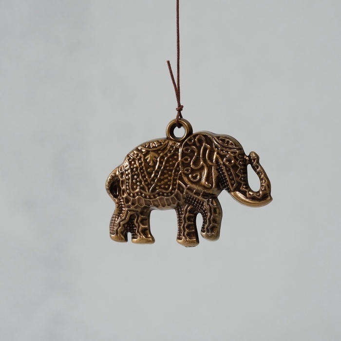 Музыка ветра металл Музыка ветра металл "Слоны" 4 трубки 1,8х16х57 см