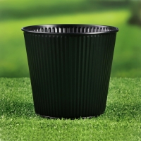 Кашпо "Ведерко Килли" черное, 14х14х13см