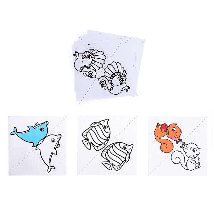 Развивающий набор «Забавные зверята», 20 заданий, 3+ Развивающий набор «Забавные зверята», 20 заданий, 3+