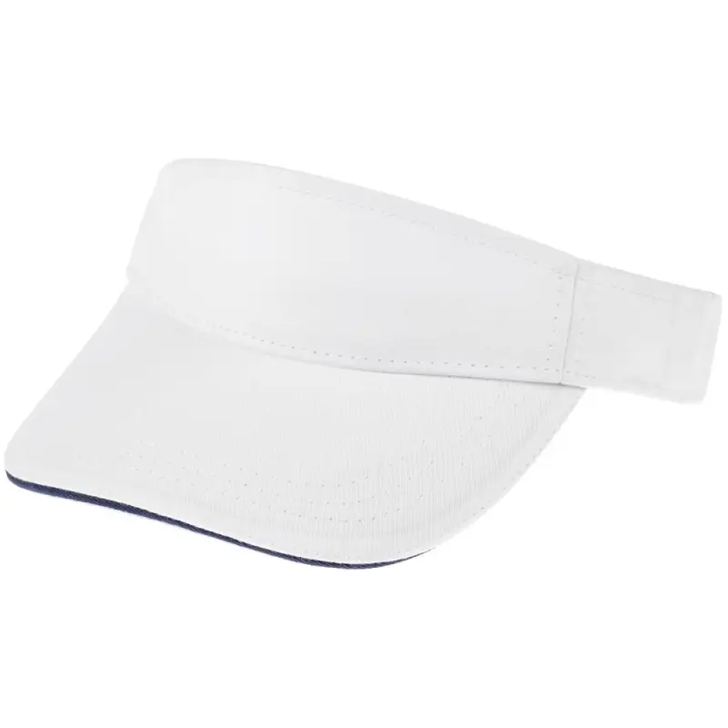 Козырек Active, белый с темно-синим кантом Козырек Active, белый с темно-синим кантом
