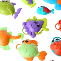 Рыбалка &laquo;Морской дракон&raquo;, 10 рыбок, 2 удочки, сачок, цвета МИКС