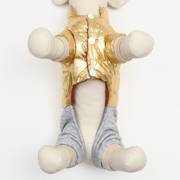 Комбинезон "Космонавт", размер 16 (ДС 36 см, ОГ 46 см, ОШ 35 см), золотой