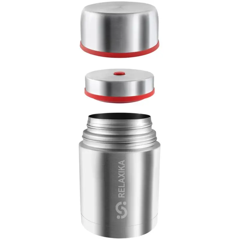 Термос для еды Relaxika 700, в чехле, стальной Термос для еды Relaxika 700, в чехле, стальной