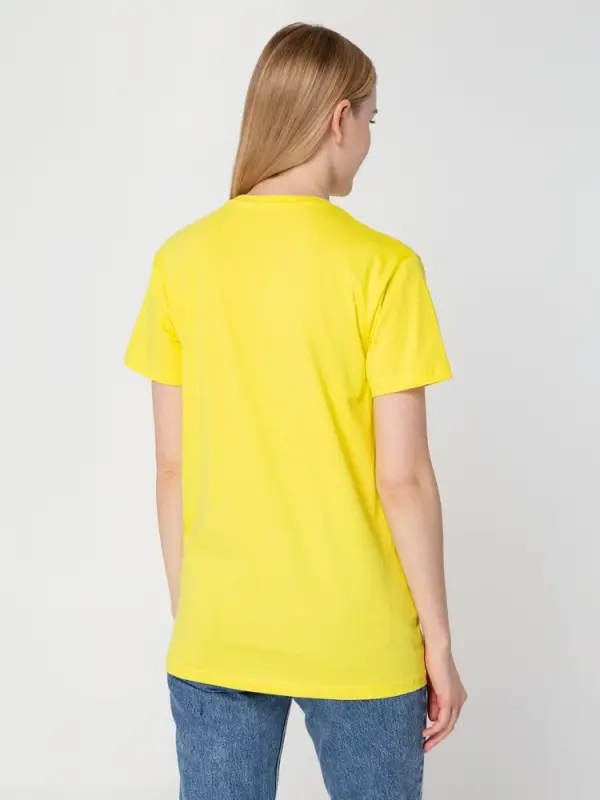 Футболка унисекс T-bolka 160, желтая, размер S