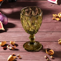 Набор для напитков из стекла &laquo;Круиз&raquo;, 7 предметов: кувшин 1,1 л, 6 бокалов 300 мл, цвет зелёный