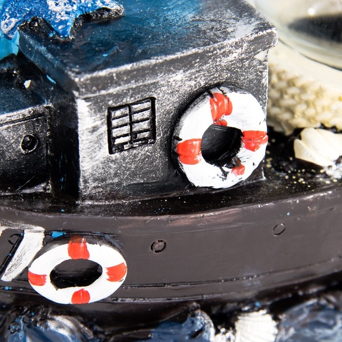 Плазменный шар Плазменный шар "Парусник" синий 25х10х22 см RISALUX