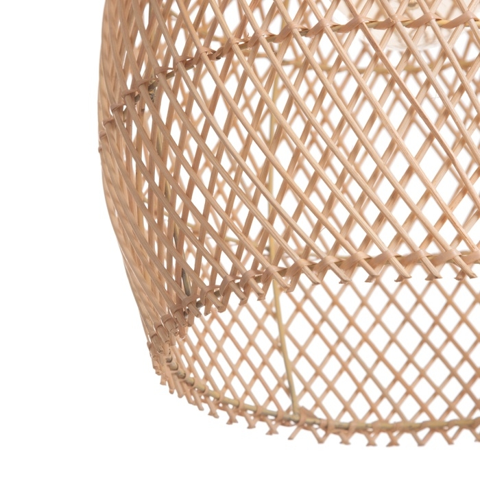 Светильник потолочный из ротанга "Айван" 1х120Вт, Е27, 30х30х52 см