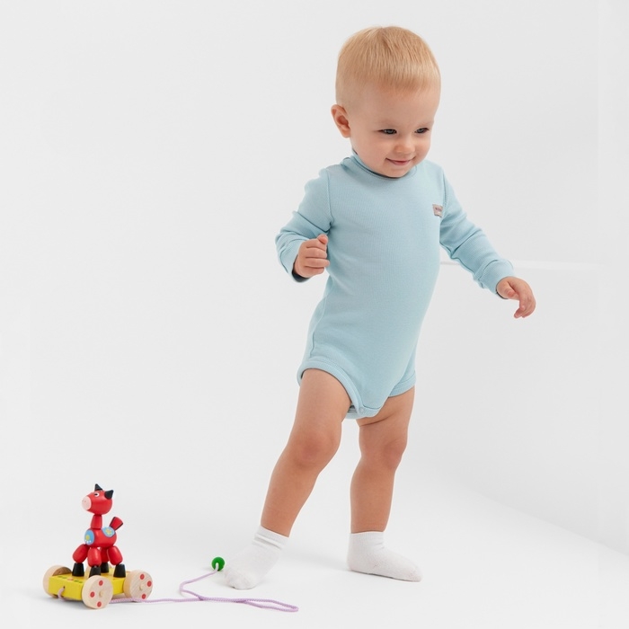 Боди-водолазка детская MINAKU, цвет ментол, рост 74-80 см Боди-водолазка детская MINAKU, цвет ментол, рост 74-80 см