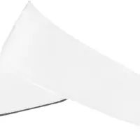 Козырек Ace, белый с черным