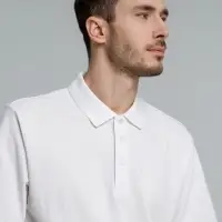 Рубашка поло мужская Neptune белая, размер S